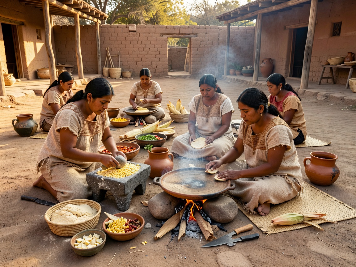 Traditional Mesoamerican food preparation